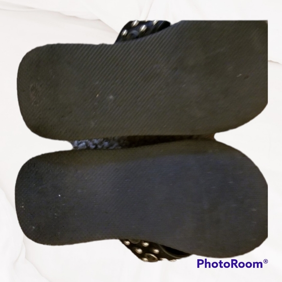 Hide and Sole thong wedge sandals - Picture 4 of 4